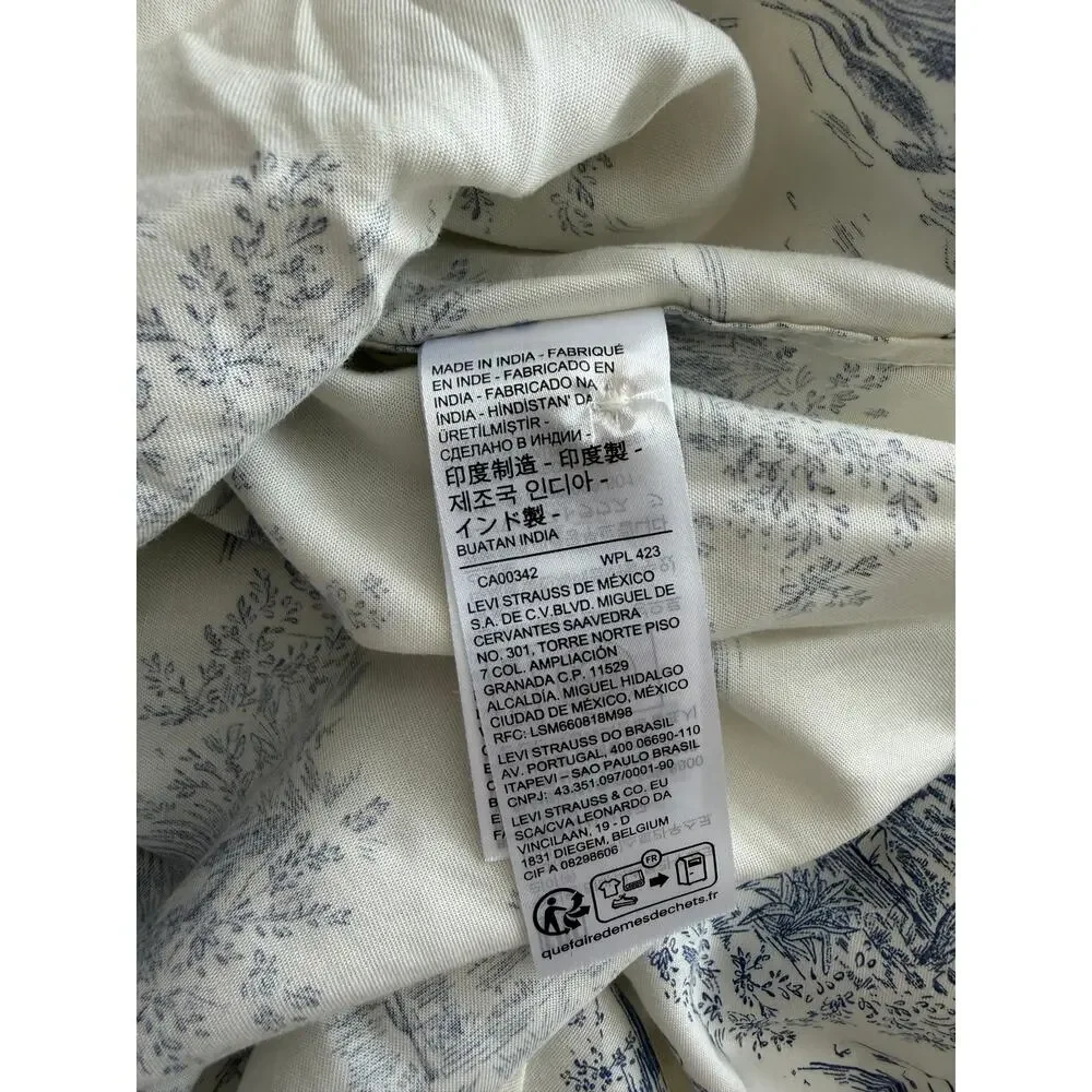 Levi's Relaxed Fit Sunset Camp Shirt New With Tags Size Large Men's Button Down